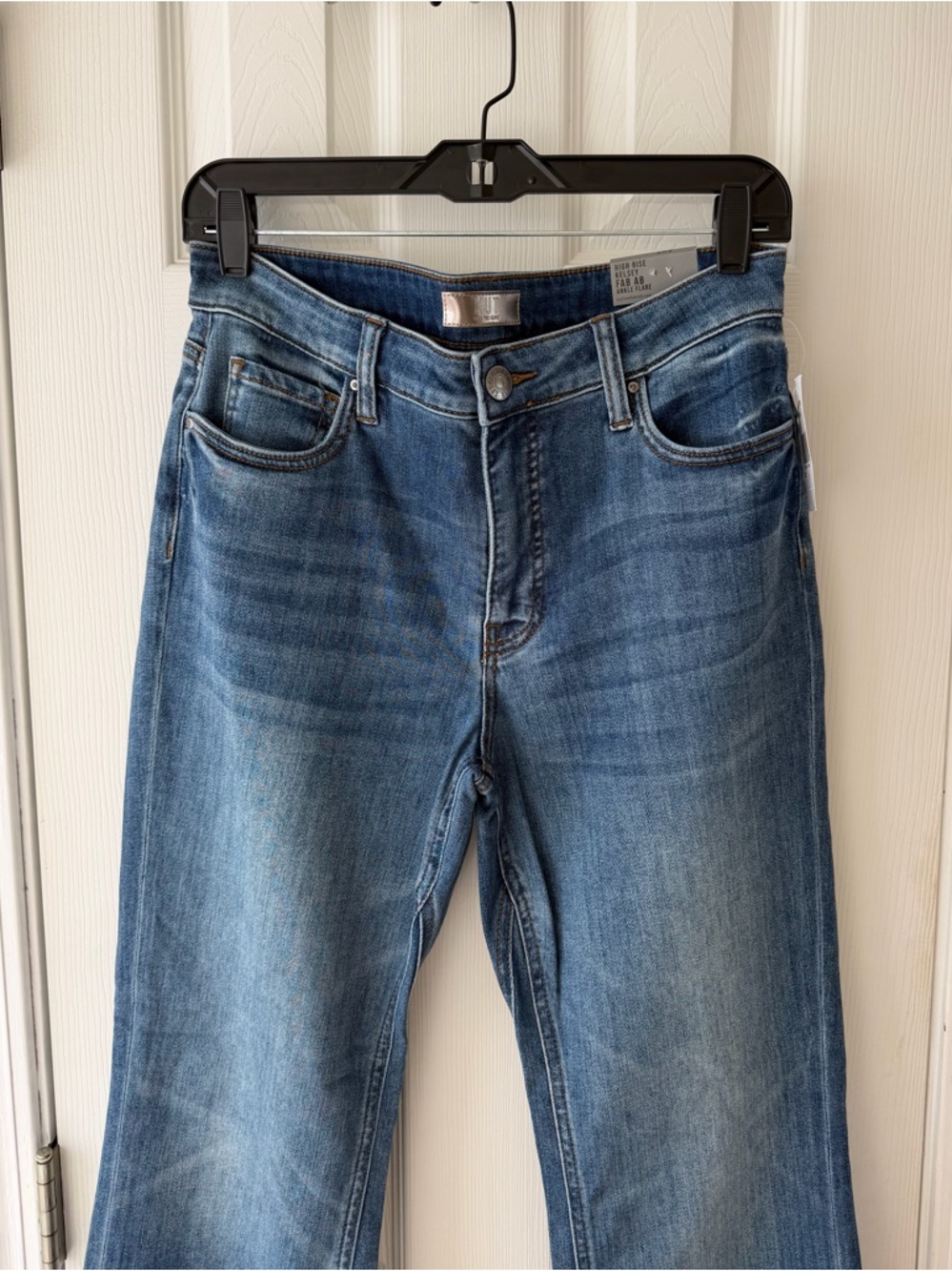 NWT - Women's Kut From The Cloth Kelsey High Rise Ankle Flare Jeans - Size 6 - Picture 3 of 10
